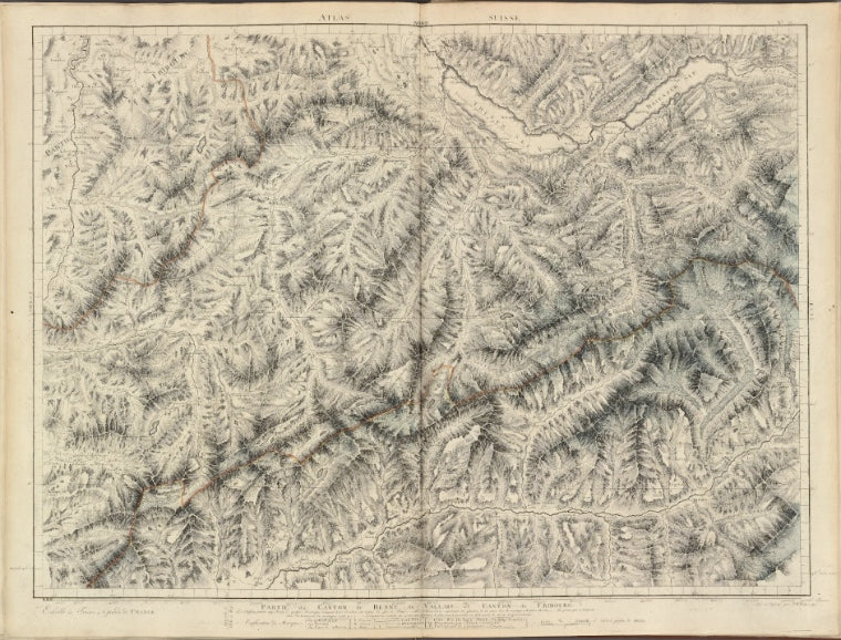 Partie du Canton de Berne du Vallais et Canton de Fribourg.