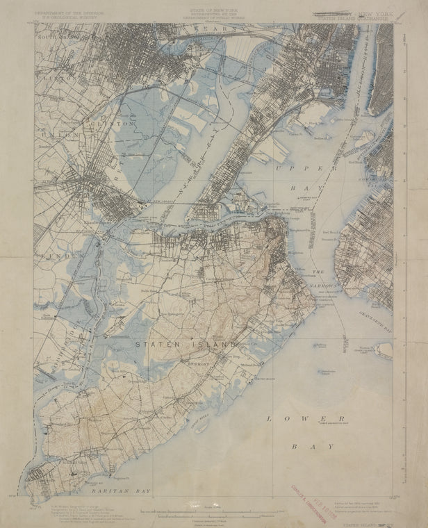 Staten Island, N.Y., ed. of Feb. 1900, repr. 1932