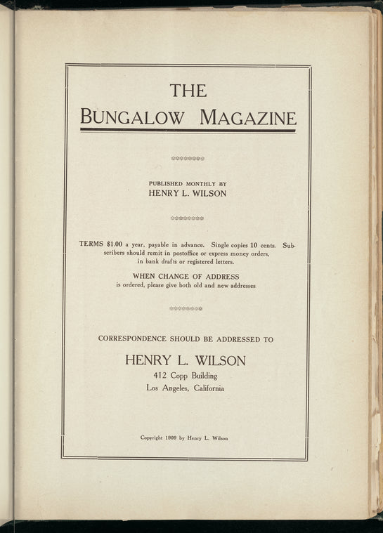 The Bungalow magazine
