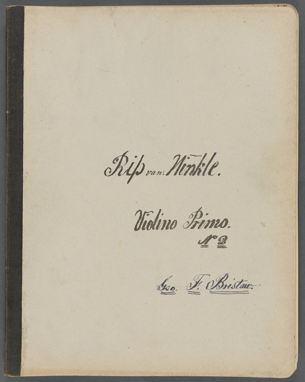 Rip van Winkle: Violino Primo