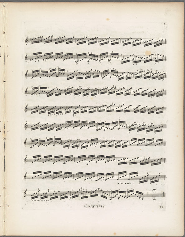 Etudes et caprices pour le violon seul, oeuv. 35, cah. V no. 18-24