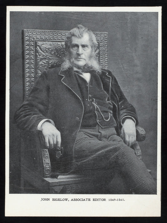 John Bigelow, associate editor 1849-1861.