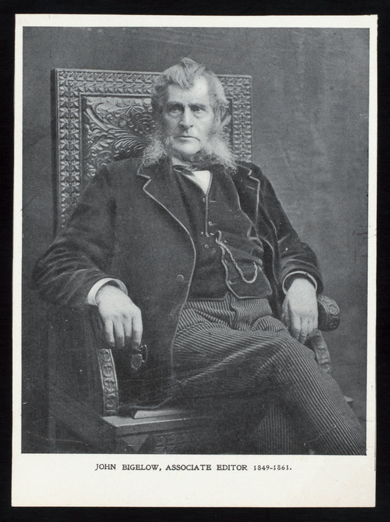 John Bigelow, associate editor 1849-1861.