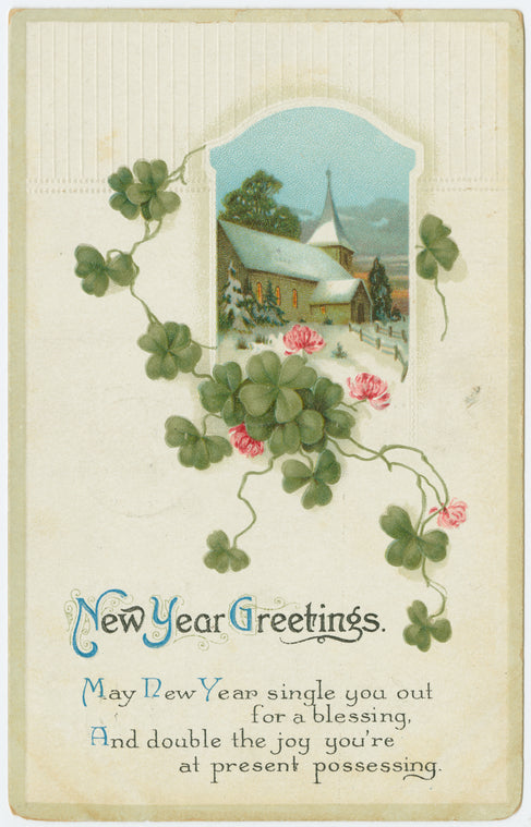 New Year greetings.