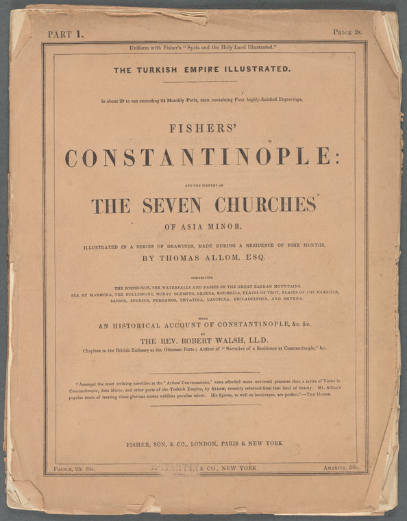 Constantinople and the scenery of the Seven Churches of Asia Minor illustrated