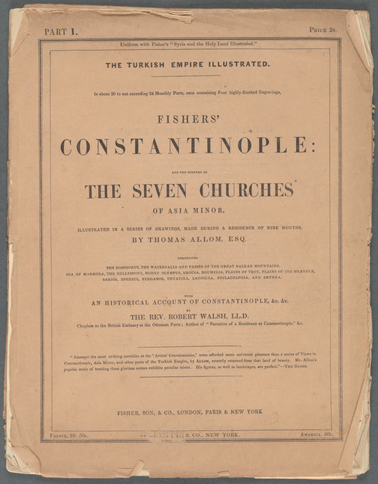 Constantinople and the scenery of the Seven Churches of Asia Minor illustrated