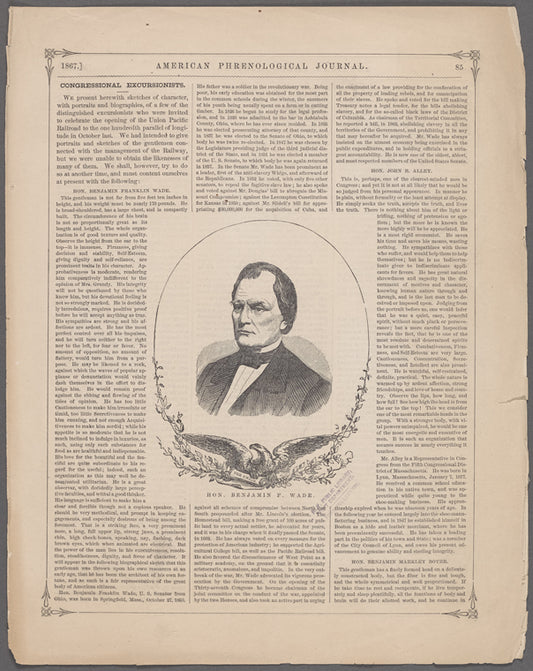 Hon. Benjamin F. Wade. The union.