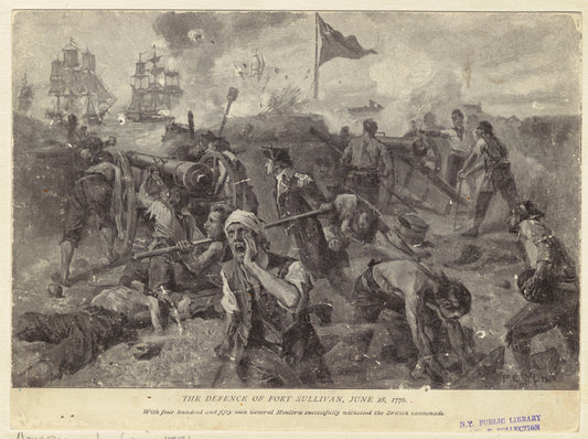 The defence of Fort Sullivan, June 28, 1776