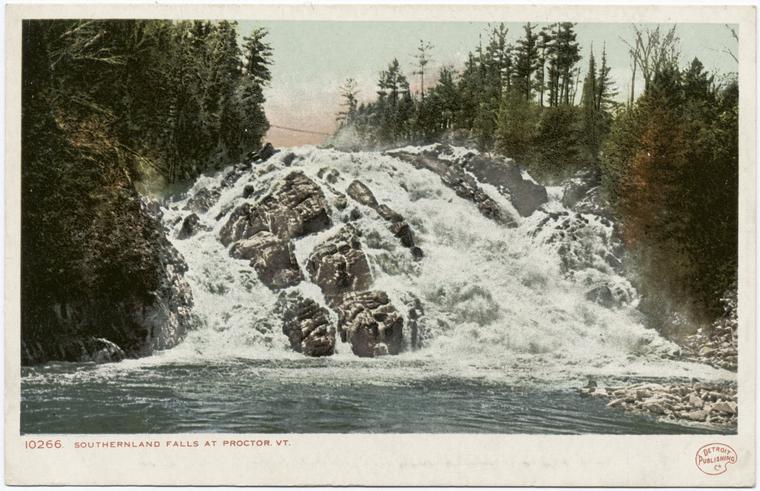 Southernland Falls at, Proctor, Vt.