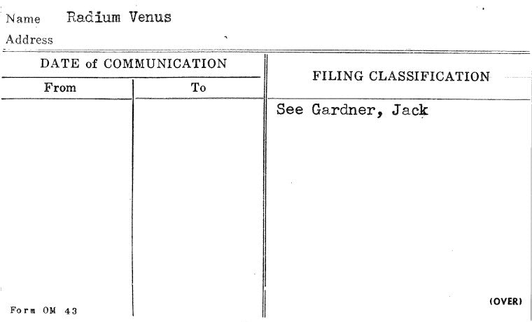 Radium Venus