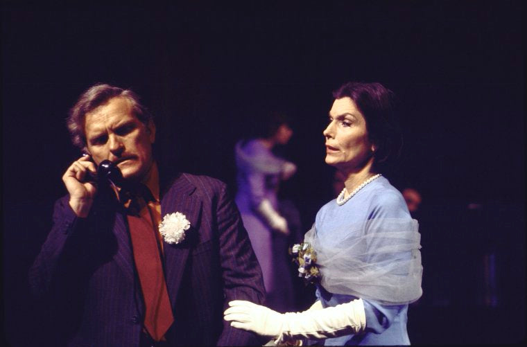 Actors Priscilla Pointer & Robert Symonds in a scene fr. the Repertory Theater of Lincoln Center's production of the play "Scenes From American Life." (New York)