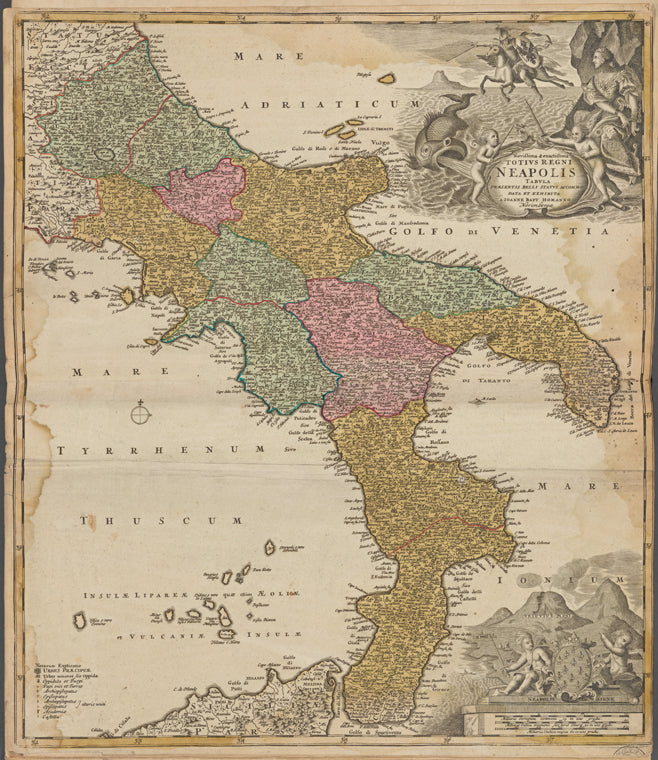 Novissima & exactissima Totius Regni Neapolis Tabula