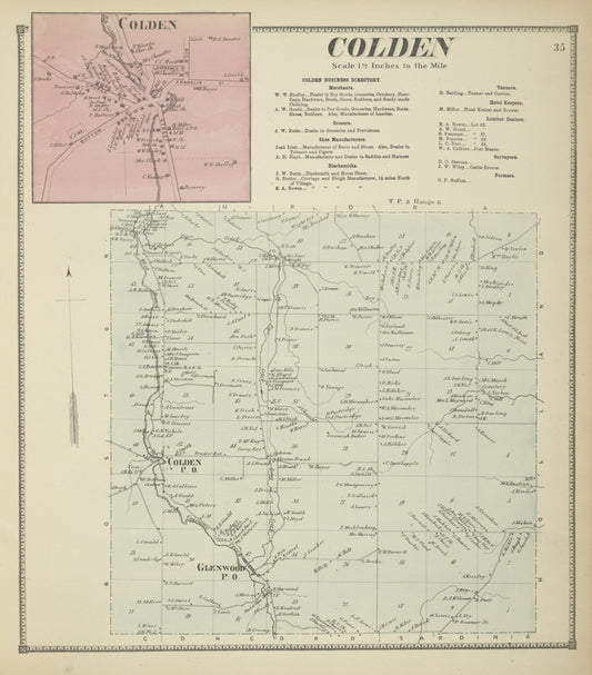Colden [Village]; Colden [Township]; Colden Business Directory.