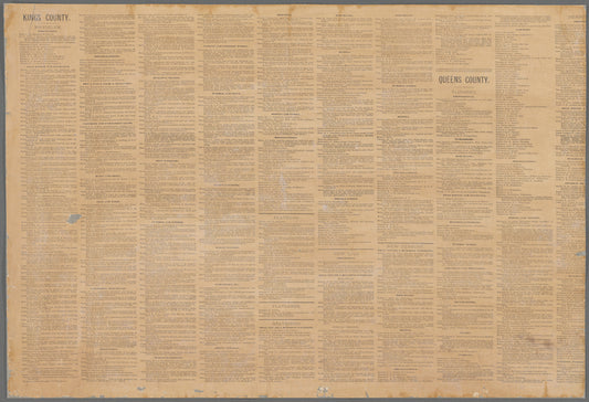 New map of Kings and Queens counties, New York: from actual surveys