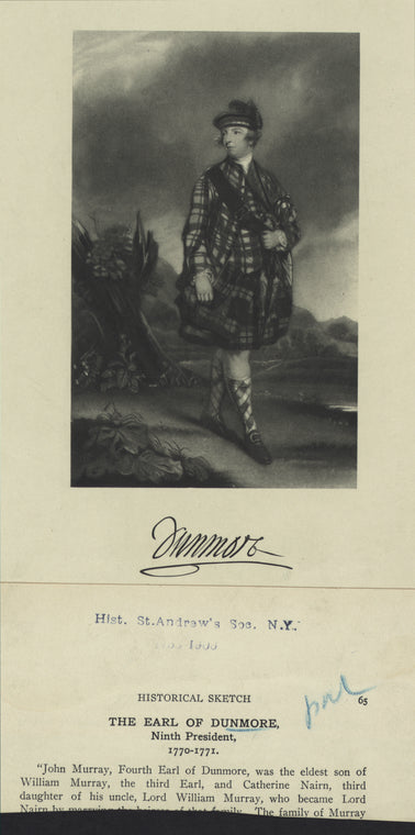John Murray, fourth earl of Dunmore.
