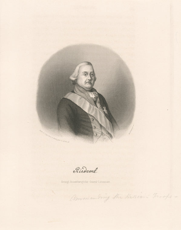 Riedesel [signature]