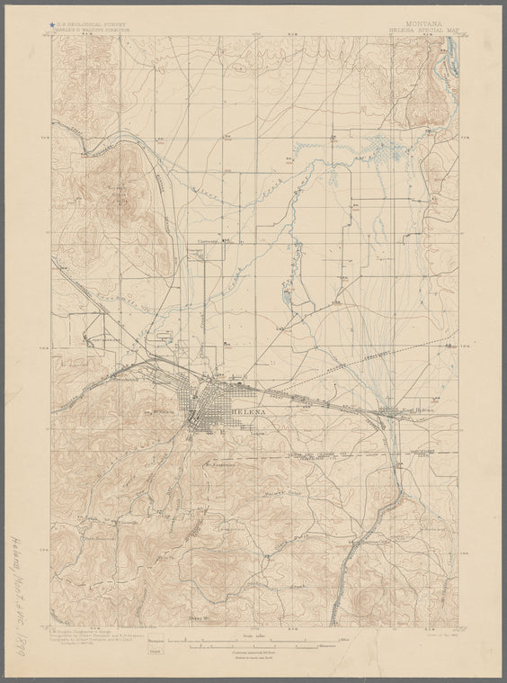 Montana, Helena special map