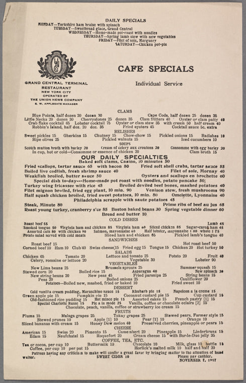 Grand Central Terminal Restaurant