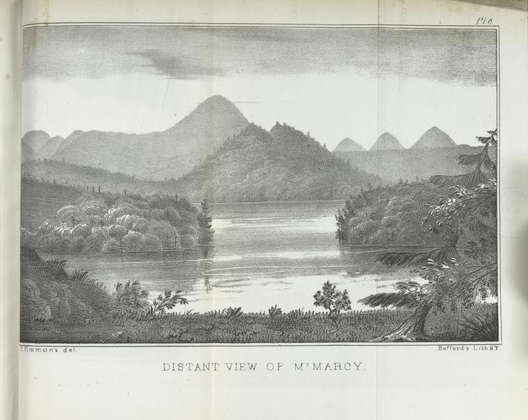 Distant view of Mt. Marcy.