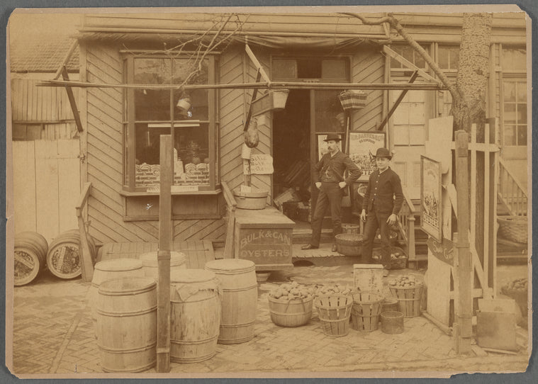 Oyster supplier's store