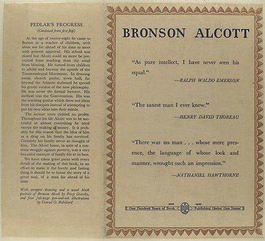 Pedlar's progress : the life of Bronson Alcott