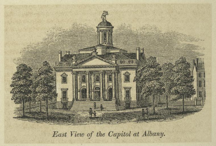 East view of the Capitol at Albany.