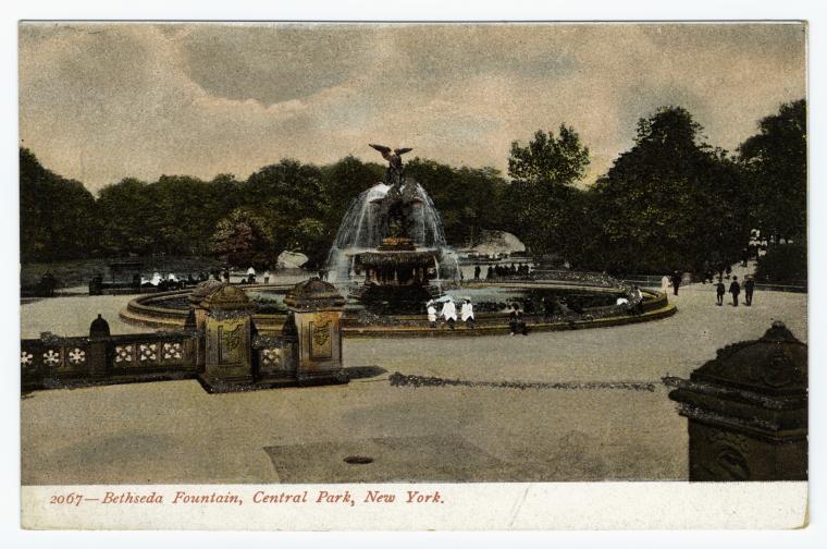 Bethseda [sic] Fountain, Central Park, New York