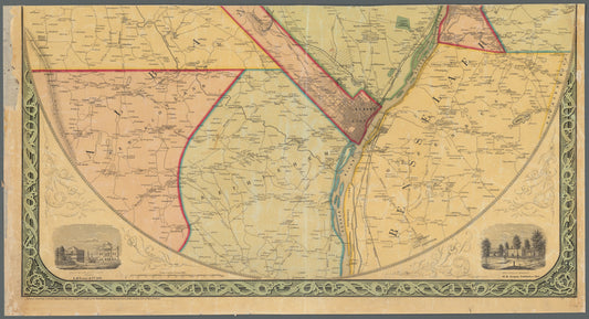 Map of the vicinity of Albany and Troy: from original surveys