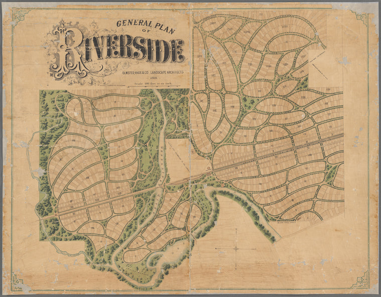 General plan of Riverside : [Illinois]