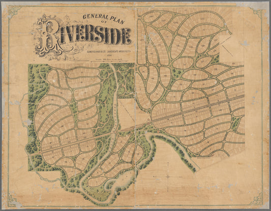 General plan of Riverside : [Illinois]
