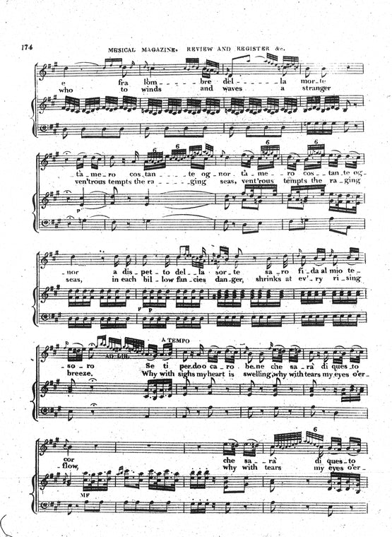 Musical magazine, review and register