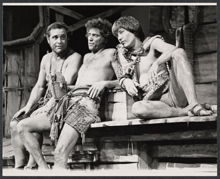 Harry Goz, Michael Karm and Walter Willison in the stage production Two by Two