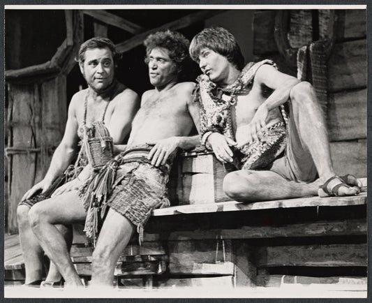 Harry Goz, Michael Karm and Walter Willison in the stage production Two by Two