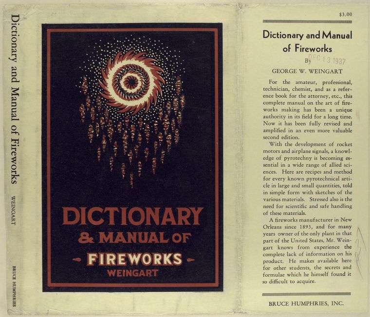 Dictionary and manual of fireworks