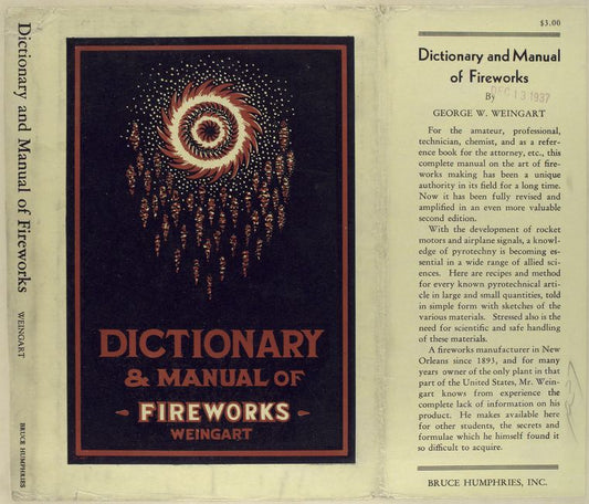 Dictionary and manual of fireworks