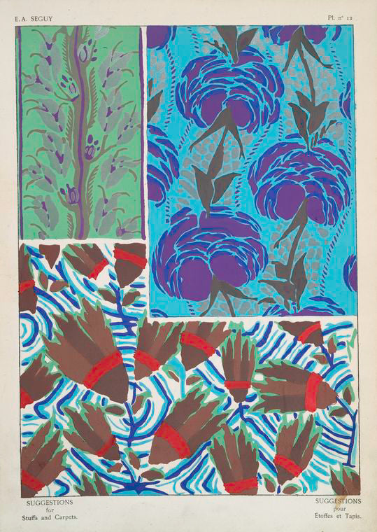Three floral designs