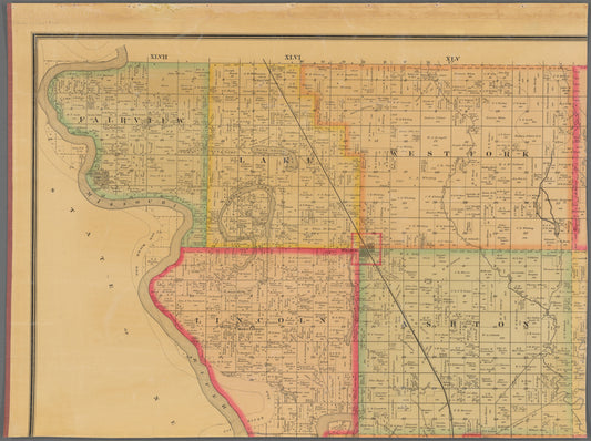 Map of Monona County, Iowa : drawn from actual surveys and the county records