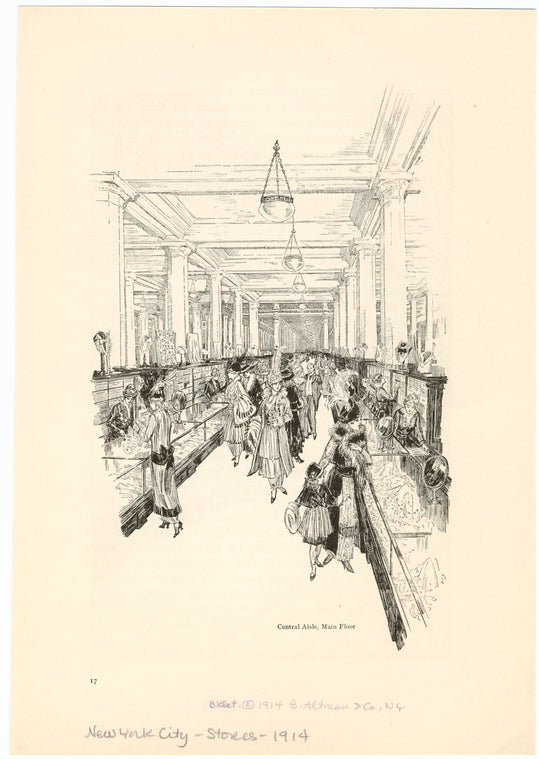 Central aisle, main floor