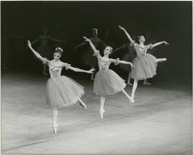 Merrill Ashley, Gelsey Kirkland, and Patricia Neary in a School of American Ballet performance