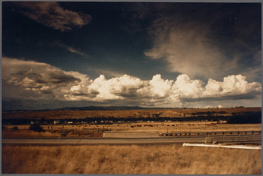 Field and clouds
