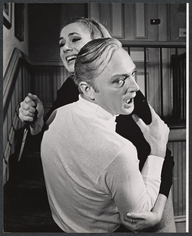 Jack Cassidy and Shirley Jones in the 1967 tour of stage production Wait Until Dark
