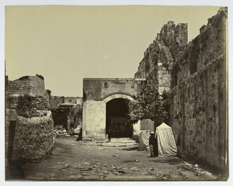 Interior of St. Stephen's Gate, Jerusalem