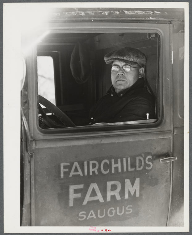 Mr. Fairchild, vegetable farmer near Saugus, Massachusetts. He also works at a steelworks in Boston.