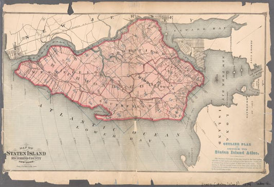 Outline Plan & Index to Staten Island Atlas