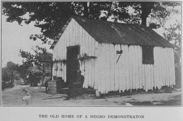 The old home of a Negro demonstrator.