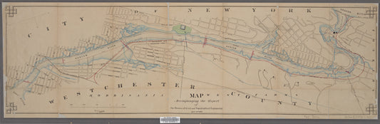 Map accompanying the report of the Bureau of Civil and Topographical Engineering, April 20th 1871