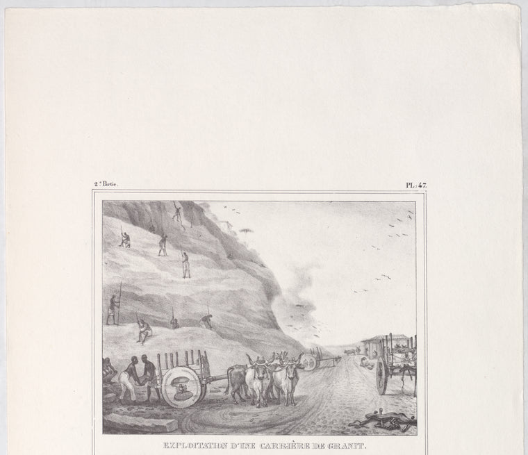 Exploitation d'une Carriere de Granit. Artist: Jean-Baptiste Debret