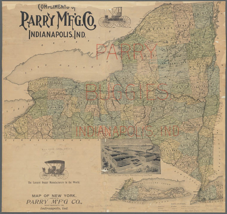 Map of New York State
