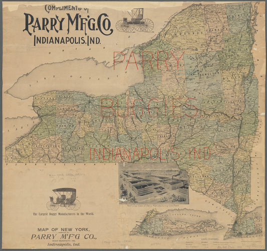 Map of New York State