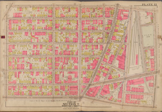 Plate 12 [Map bounded by E. 156th St., St. Anns Ave., E. 149th St., Morris Ave.]